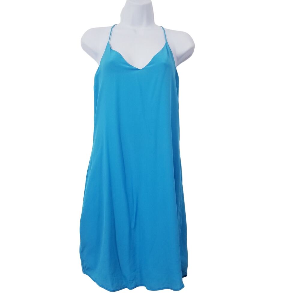 Lavender Brown 100% Silk Mini Dress